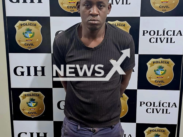 Picture shows Rildo Soares dos Santos, undated. He is accused of murder in Rio Verde, Brazil. Note: Police photo. (Civil Police of Goias/Newsflash/NX)