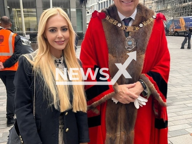 Picture shows Anna-Maria Galojan at the Sheep Drive in London, Sep. 28, 2025. Note: Licensed photo. (Newsflash/NX)