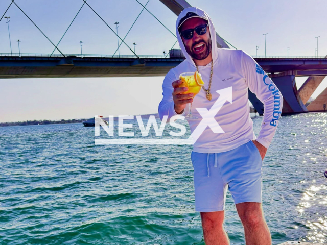 Lawyer Igor Jose Ogar, 49, poses in undated photo. He won the Ilha da Saudade property in Florianopolis, Brazil. Note: private photo taken from social media. (@igorjoseogar/Newsflash/NX)