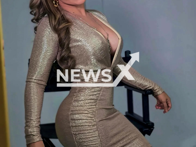 Marienela Cabrera Mosquera poses in undated photo. She is Colombian judge. Note: Private photo taken from social media. (@marienelacabrera/Newsflash/NX)