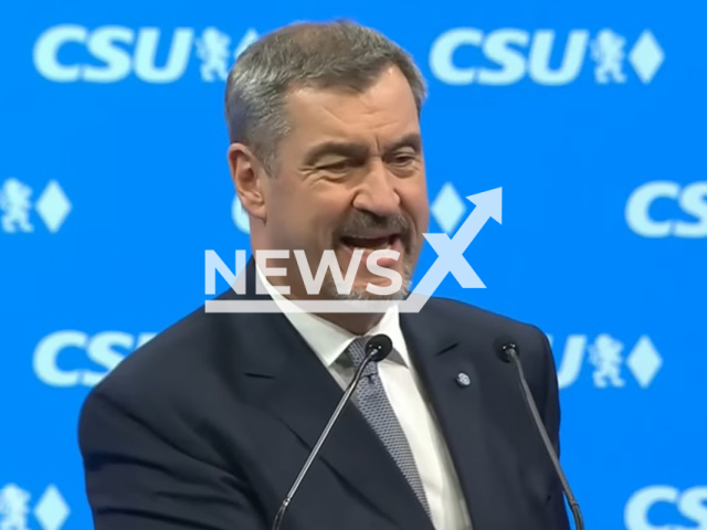 Picture shows Markus Soder, undated. He questions Germany's participation in the Eurovision Song Contest. Note: Image is a screenshot from video. (Newsflash)