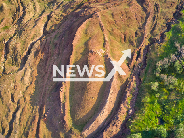 Picture shows the area where the Noah's Arc is believed to be in Dogubayazit, Turkey, undated. Ceramic fragments were uncovered during roadworks. Note: We have obtained permission for this photo. (NoahsArcScans/Newsflash)