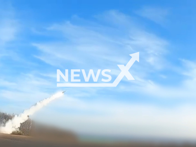 This image is a screen grab of the video supplied titled NewsX-BukRussian-01.mp4: Footage shows Russian Buk-M3 engage and destroy high-speed targets over South Donetsk, Ukraine on Monday, Jan. 12, 2025.(Clipzilla)
