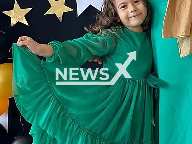 Sena Canatan, 7, poses in undated photo. She was killed in Antalya, Turkey. Note: Private photo. (Newsflash)