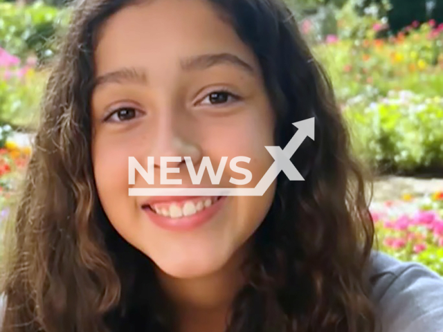 Anna Clara Soares de Brito, 11, poses in undated photo. She drowned in a swimming pool in Campinas, Brazil. Note: Private photo. (Newsflash)