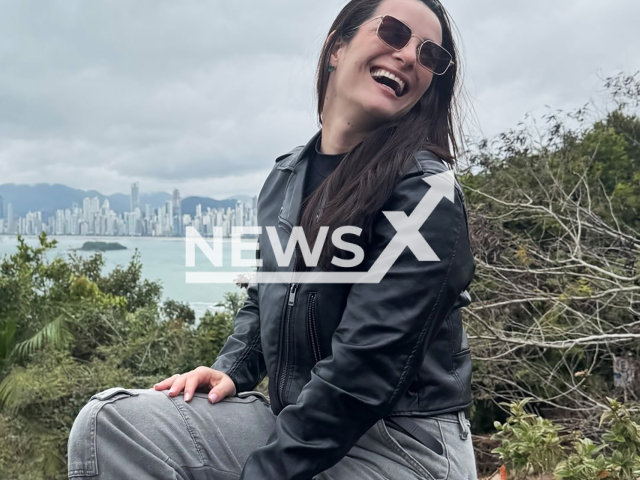 Layla Lima Ayub poses in undated photo. She was detained in an operation by the Public Prosecutor's Office in Brazil. Note: Private photo taken from social media. (Newsflash)