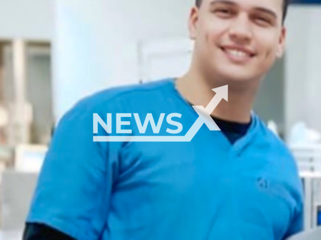 Marcos Vinicius Silva Barbosa de Araujo, 24, poses in undated photo. He is suspected of killing three patients at a private hospital. Note: Private photo. (Newsflash)