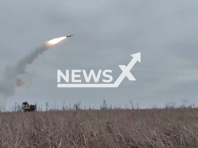 This image is a screen grab of the video supplied titled NewsX-TorMU-01.mp4: Footage shows Russian TOR-MU complex destroying Ukrainian drones approaching Zaporizhzhia front lines, Ukraine on Wednesday, Jan. 21, 2026.(Clipzilla)