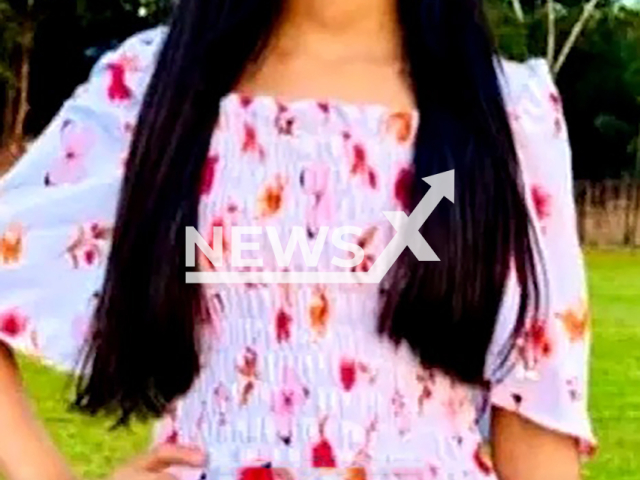 Beatriz Costa Diniz poses in undated photo. She was electrocuted in Augusto Correa, Brazil. Note: Private photo. (Newsflash)