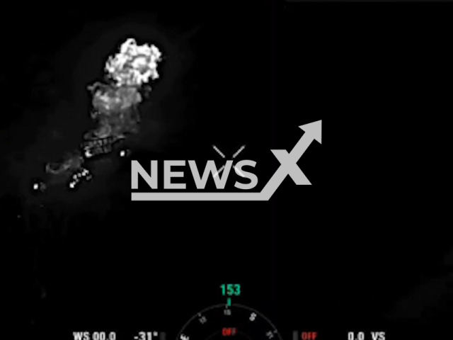 This image is a screen grab of the video supplied titled NewsX-GulyaiPoleUAV-01.mp4: Footage show Russian UAVs targeting Ukrainian Armed Forces personnel and equipment near Huliaipole, Ukraine on Thursday, Jan. 22, 2026(Clipzilla)