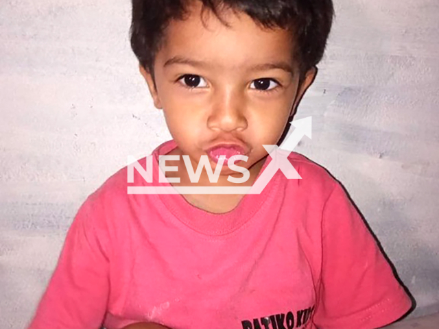 Liam Mahun poses in undated photo. He died after choking on food in Tolosa, Argentina. Note: Private photo taken from social media. (Newsflash)