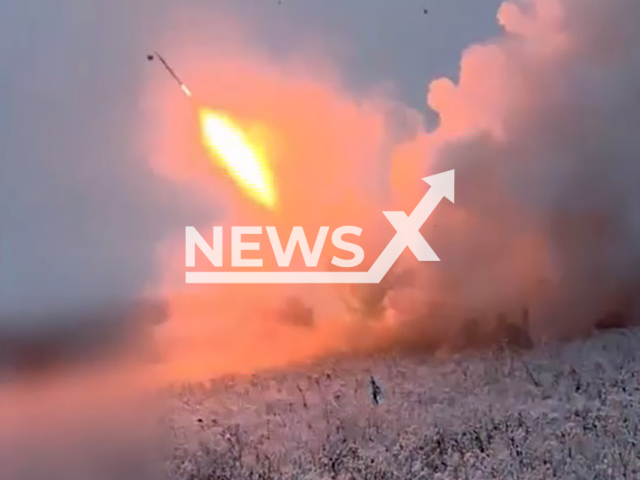 This image is a screen grab of the video supplied titled NewsX-PeruBikes-01.mp4: Footage shows Russian BM-21 Grad targeting Ukrainian strongholds near Pokrovsk, Ukraine on Tuesday, Jan. 27. 2026.(Clipzilla)