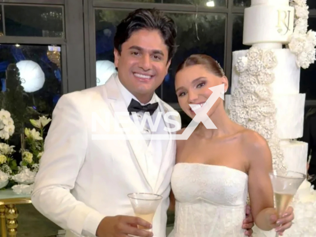 Joao Lima poses with Raphaella Brilhante, undated. He assaulted his wife. Note: Private photo. (Newsflash)