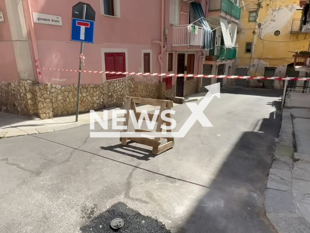 Picture shows the place where the incident happened, undated.  Thomas Viviano died in Palermo, Italy. Note: Image is a screenshot from video. (Newsflash)