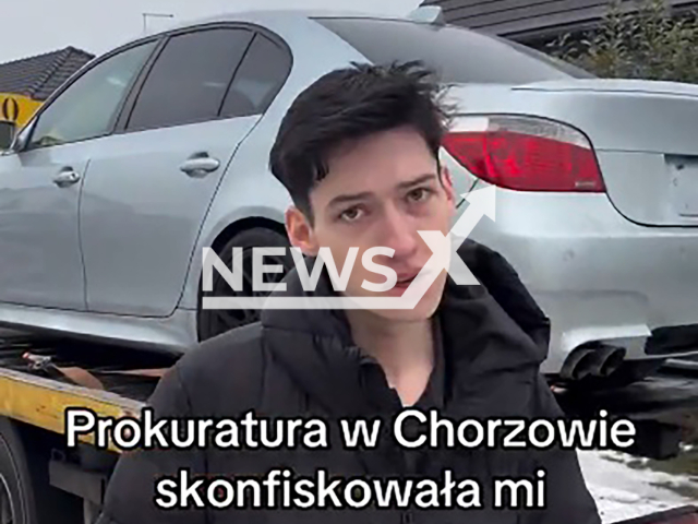 Picture shows the car's owner, undated. He complained about the decision of the authorities. Note: Image is a screenshot from video. (Newsflash)