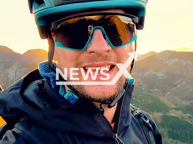 Simone De Cillia poses in undated photo. He was caught in an avalanche and died in Udine, Italy. Note: Image is a screenshot from video. (Newsflash)