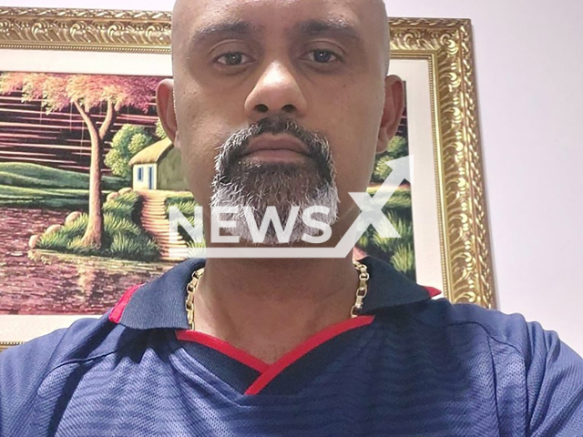Sancler Gomes de Freitas poses in undated photo. He was arrested for the murder of Leandro Pereira da Silva in Rio de Janeiro, Brazil. Note: Private photo taken from social media. (Newsflash)