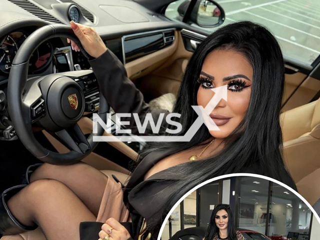 Influencer Ana Paula Oliveira customized the seat of a sports car to fit her body after silicone implants, undated photo. Note: Photo obtained with permission. (@anapaulaoliveira.oficial, CO ASSESSORIA/Newsflash)