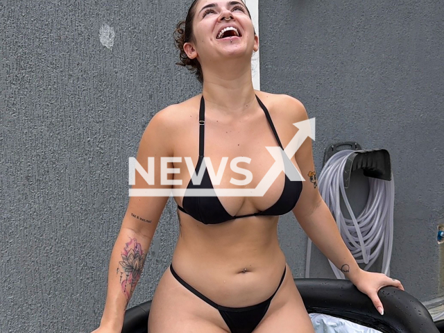 Brazilian influencer Kerolay Chaves, 24, poses in undated photo. She  caused a cold burn on her butt after at-home cryotherapy session. Note: Photo obtained with permission. (@kerolaychavesreal, CO ASSESSORIA/Newsflash)