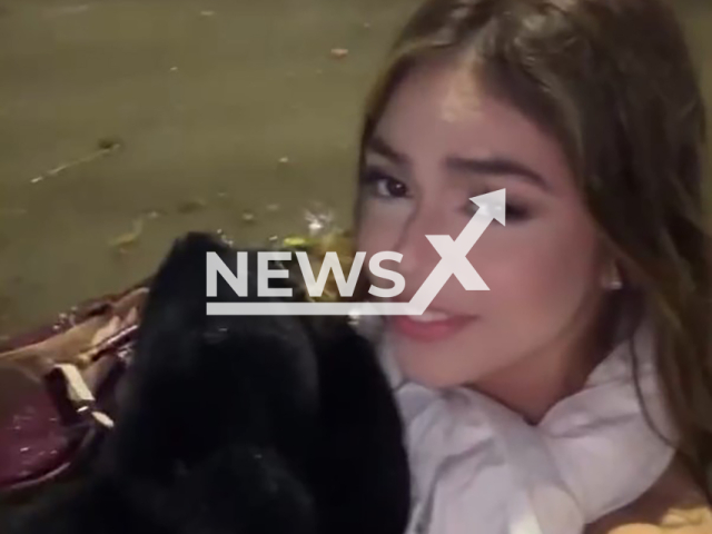 Singer Melody gets trapped in a flood in Rio de Janeiro, Brazil, Feb. 9, 2026. She had to walk through the water. Note: Photo is a screenshot from the video (@melodyoficial3/Newsflash)