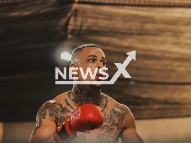 Pablo Oliveira Costa, 31, poses in undated photo. He died after receiving an electric shock while installing an air conditioner in Sao Jose, Santa Catarina, Brazil. Note: Private photo. (Newsflash)