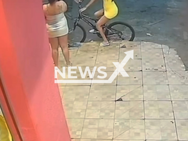 A man shoots a pregnant woman in Itumbiara, Brazil, on Feb.07,2026. She survived. Note: Photo is a screenshot from the video (Newsflash)