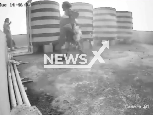 Video shows rooftop explosion in Bhubaneswar, India, Jan. 27, 2026. Four people were injured, and two later died. Note: Photo is a screenshot from the video (Newsflash)