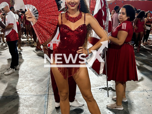 A programmer and mathematician Polina Mytko poses in undated photo. She hosted the carnival in Rio de Janeiro, Brazil. Note: Private photo taken from social media. (@polinamytko
/Newsflash)