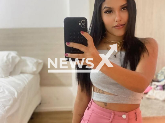 Karina Carvalho Felix poses in undated photo. She was shot dead in Altamira, Brazil. Note: Private photo taken from social media. (Newsflash)