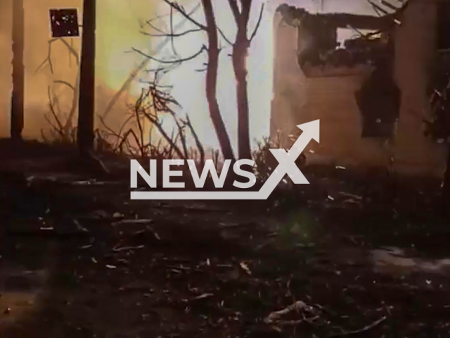 This image is a screen grab of the video supplied titled NewsX-TOSPokrovsk-01.mp4: Footage shows Russian TOS-1A Solntsepek destroying the manpower and lightly armored vehicles in attempted counterattack on frontlines near Pokrovsk, Ukraine on Friday, Feb. 20, 2026.(Clipzilla)