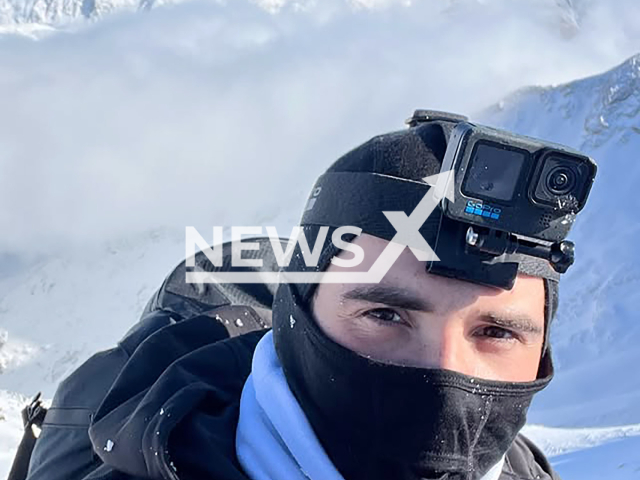 Luciano Capasso poses in one of his last photos on social media. He died just weeks later after disappearing on 18 February 2026 during a ski trip in St. Moritz, Switzerland. Note: Private photo. (Newsflash)