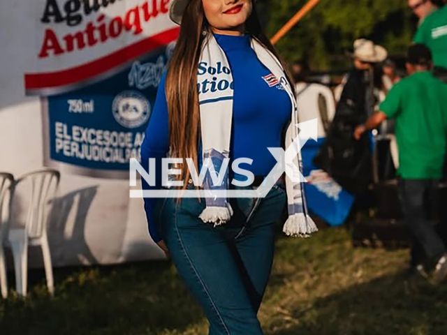 Nicole Valeria Vargas, 19, poses in undated photo. The former contestant on 'The Voice Kids Colombia' died after being hit by a vehicle in Quindio, Colombia. Note: Private photo taken from social media. (Newsflash)