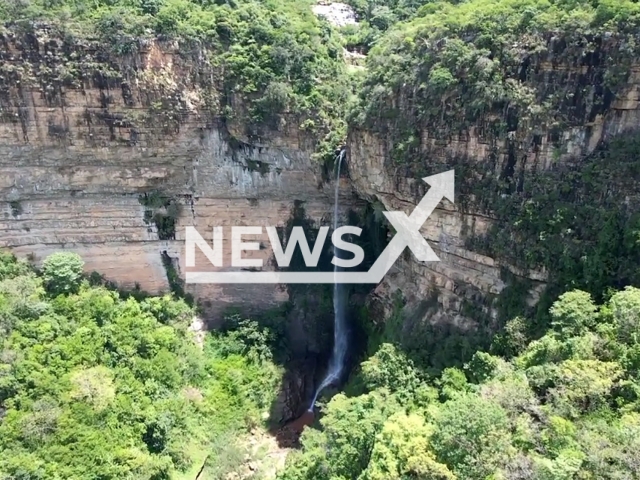 Picture shows the waterfall known as Bica do Donato in Pires Ferreira, Brazil. Note: Image is a screenshot from video. (Newsflash)