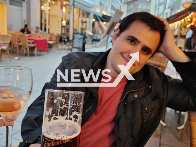 Picture shows the Brazilian man identified as Rodrigo Rocco, undated. He died after falling into a canal in Amsterdam, Netherlands. Note: Private photo taken from social media. (Newsflash)