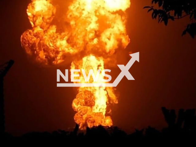 The UNGRD issued a report with this image following the eruption of the volcano in the rural area of ​​San Juan de Uraba, Antioquia, Colombia. Note: Photo from UNGRD. (UNGRD/Newsflash)