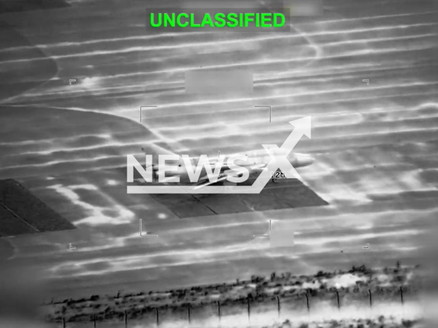 U.S. forces executing precision airstrikes on Iranian fighter jets and aircraft hangars in Iran, undated. Footage shared by U.S. Central Command on Monday, Mar. 2, 2026.(Clipzilla)