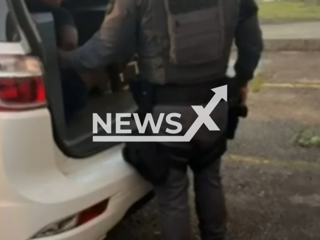 Police arrests Rael Fabiano Veiga Ungaretti, 19, in Sao Paulo, Brazil, March 3, 2026. He was on the run for involvement in the robbery of a kayaking couple in the sea off Sao Vicente , on the coast of Sao Paulo. Note: Photo is a screenshot from the video (Newsflash)