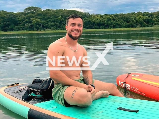 Eduardo Werneck Stevens poses in undated photo. He died after an explosion at his apartment in Foz do Iguacu, Brazil. Note: Private photo taken from social media. (Newsflash)