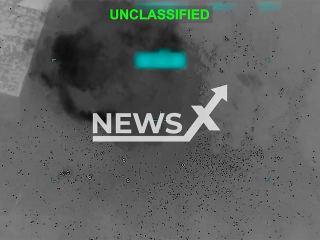 This image is a screen grab of the video supplied titled NewsX-MissileLaunchers-01.mp4: Footage shows U.S. forces striking and destroying several semi-hidden Iranian missile launchers during Operation Epic Fury in the Middle East on Tuesday, Mar. 10, 2026.(Clipzilla)