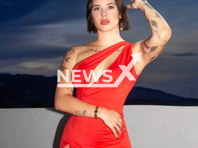 Martina Oliva, 23, poses in undated photo. She was arrested in a drug raid in Salta, Argentina. Note: Private photo. (Newsflash)