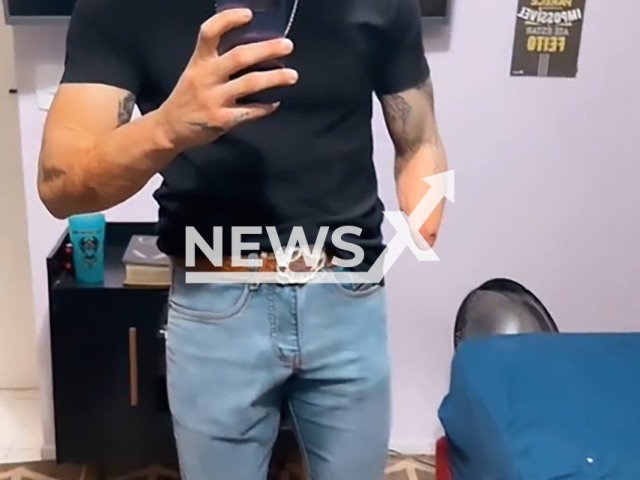 Daniel Londes poses in undated photo. He underwent 112 surgeries after suffering an electric shock in Goiania, Brazil. Note: Picture is a screenshot from video. (@daniellondes/Newsflash)
