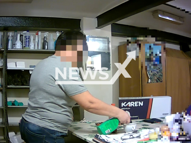 Polish cleaner pours caustic chemicals into her coworker's tea and is then arrested. She was sentenced to six years in prison. Note: Photo is a screenshot from the video (KSP/Newsflash)
