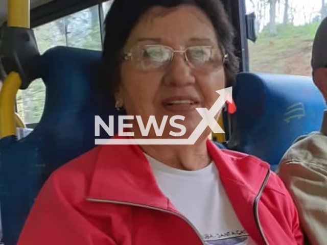 Maria Xavier dos Santos poses in undated photo. She died after she was dragged by bus in Ponta Grossa, Brazil. Note: Private photo. (Newsflash)