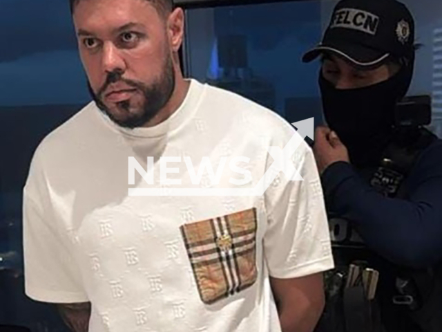 Picture shows Douglas de Azevedo Carvalho, 34, known as "Mancha", undated. He was arrested in  Santa Cruz de La Sierra, Bolivia. Note: Private photo. (Newsflash)
