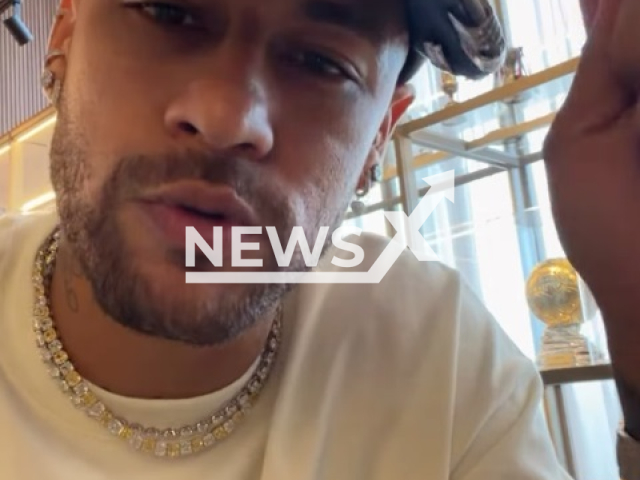 Neymar speaks out after reports that he had spent the last weekend playing online poker for several hours in Brazil, March 23, 2026. Note: Image is a screenshot from video. (@neymarjr/Newsflash)