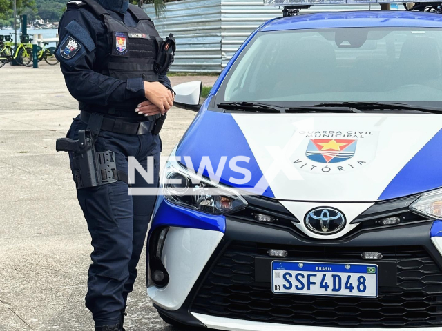 The commander of the Municipal Guard of Vitoria, Dayse Barbosa, poses in undated photo. She was killed. Note: Private photo taken from social media. (Newsflash)