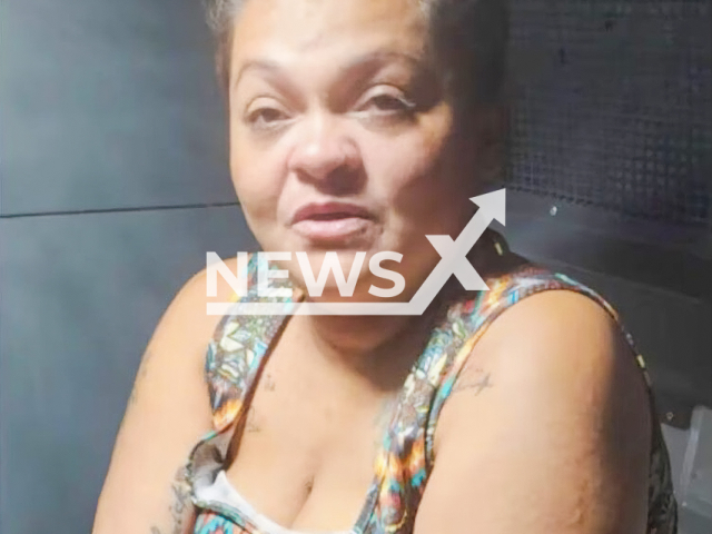 Picture shows Erica Pereira da Silveira, 43, undated. She was arrested for killing her partner Everton Amaro da Silva in Belo Horizonte, Brazil. Note: Private photo taken from local media. (Newsflash/NX)