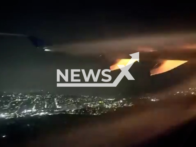 Video shows moment of explosion on plane departing from Guarulhos, Sao Paulo, Brazil, March 29, 2026. 
Note: Photo is a screenshot from a video. (Newsflash)