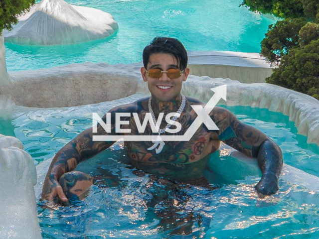 Yeferson Cossio poses in undated photo. Avianca decided to terminate the transport contract with him due to disruptive behavior during the Bogota-Madrid route. Note: Private photo taken from social media. (@yefersoncossio/Newsflash)