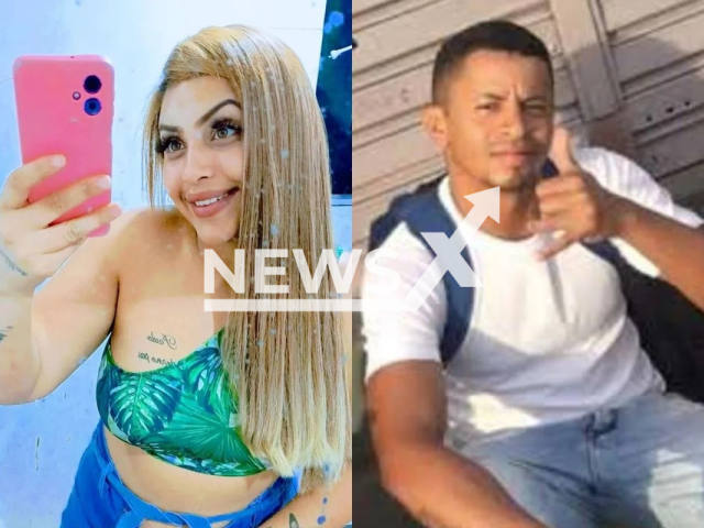 Picture shows Paula Ellen Neves da Silva, 24, and Daniel dos Santos, 32, undated photo. She was arrested for killing and then decapitating her boyfriend in Itaquaquecetuba, Brazil. Note: Private photo. (Newsflash)